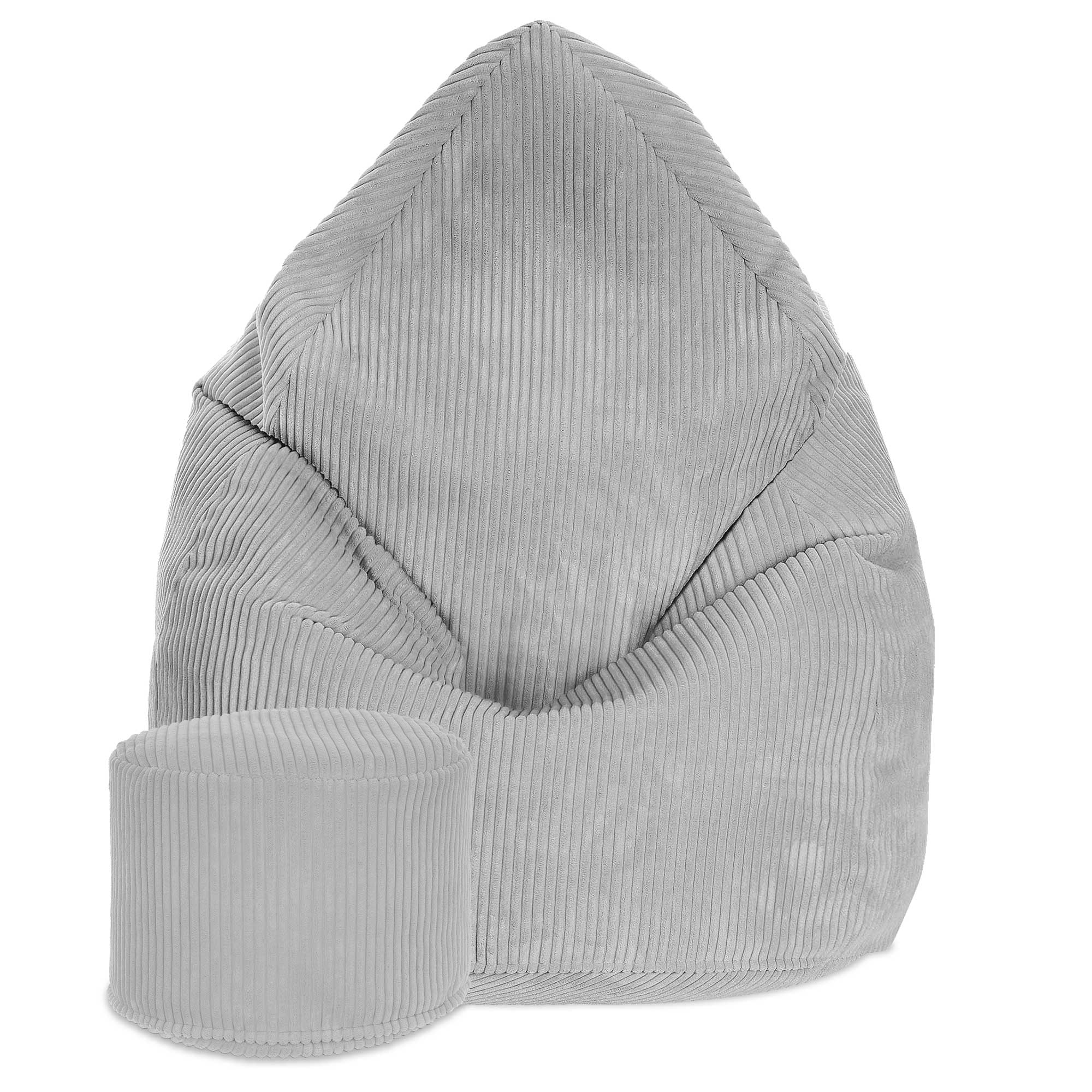 Okrúhly puf podnožka Lincoln Cool Gray-S