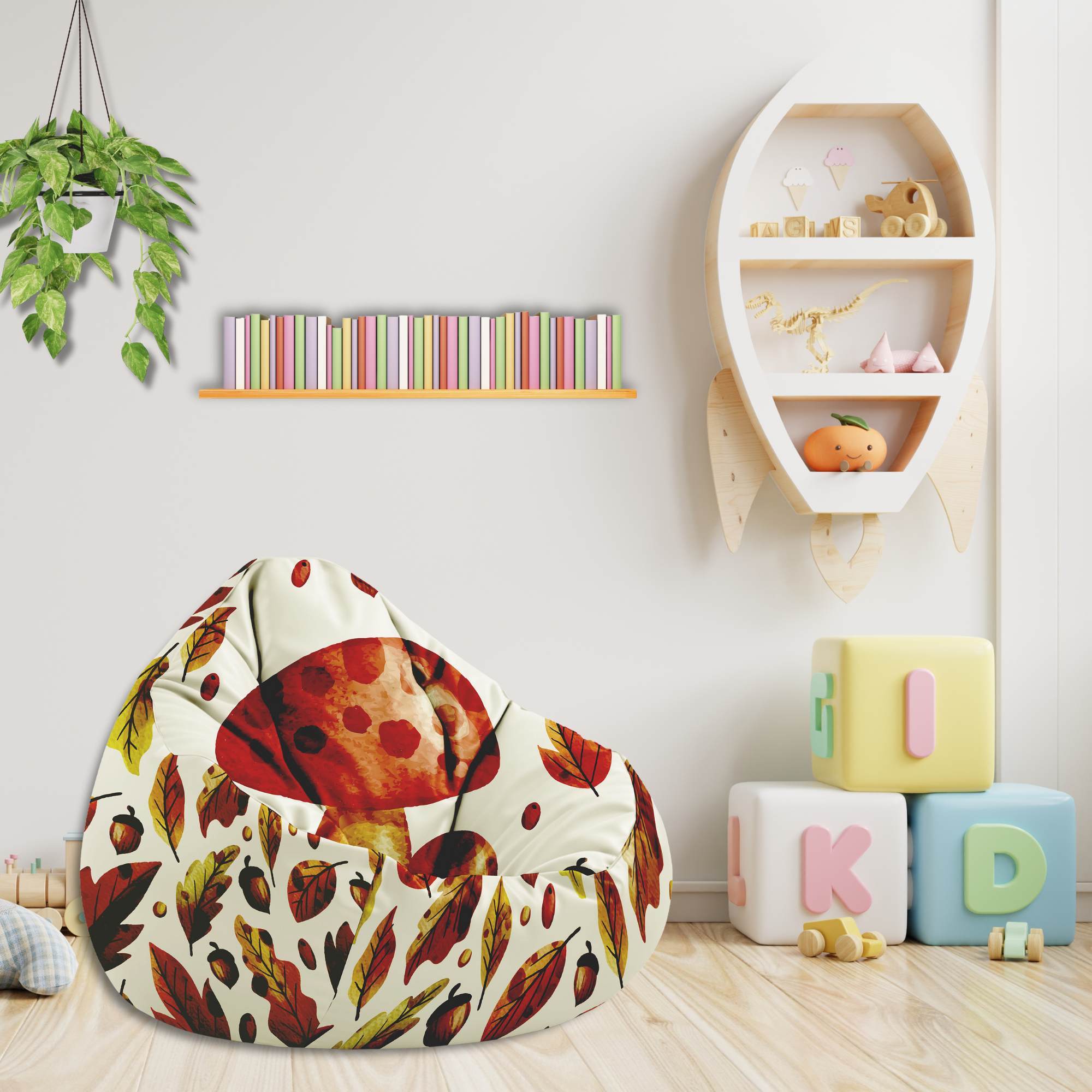 Puf Paradise Kleine Pilze-M