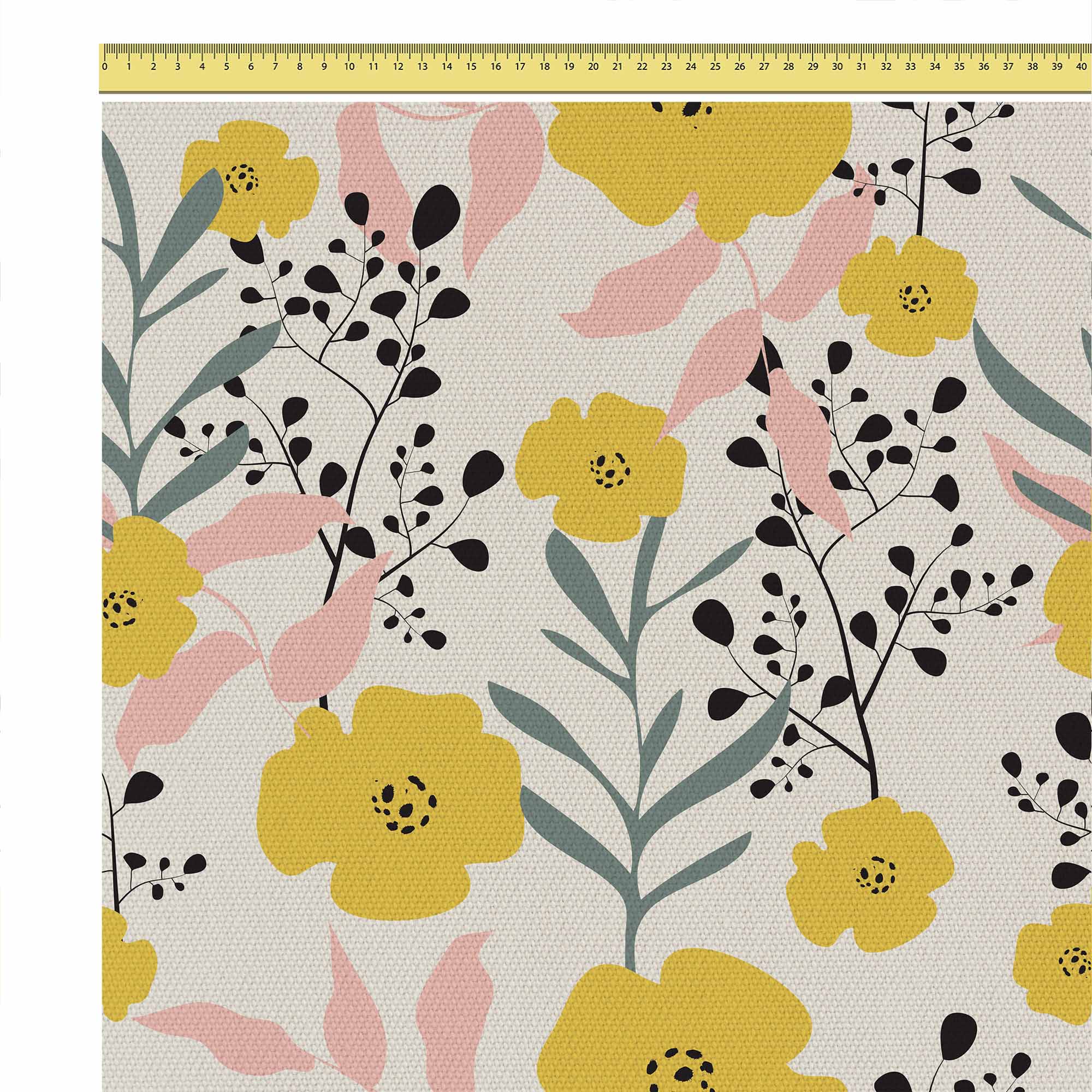 Yellow Daffodil-Flat Microfiber