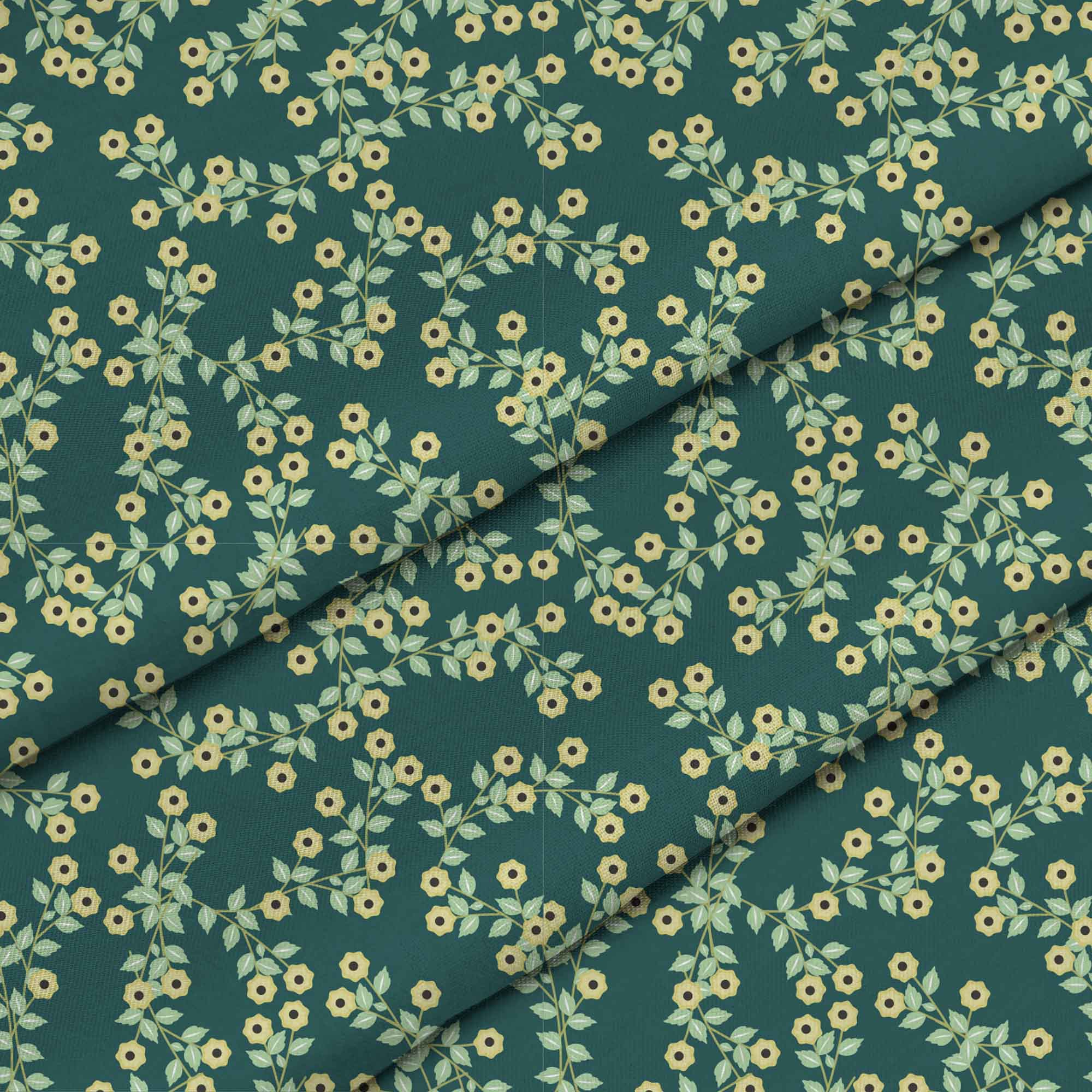 Tiny Flowers-Flat Microfiber