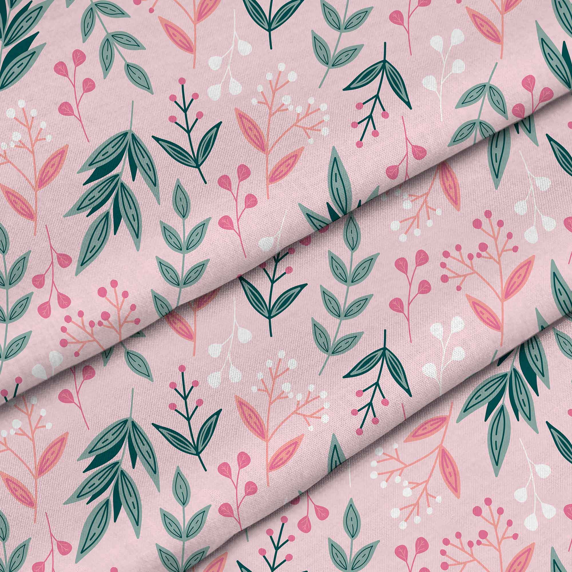 Sweet Leaves Pattern Panama