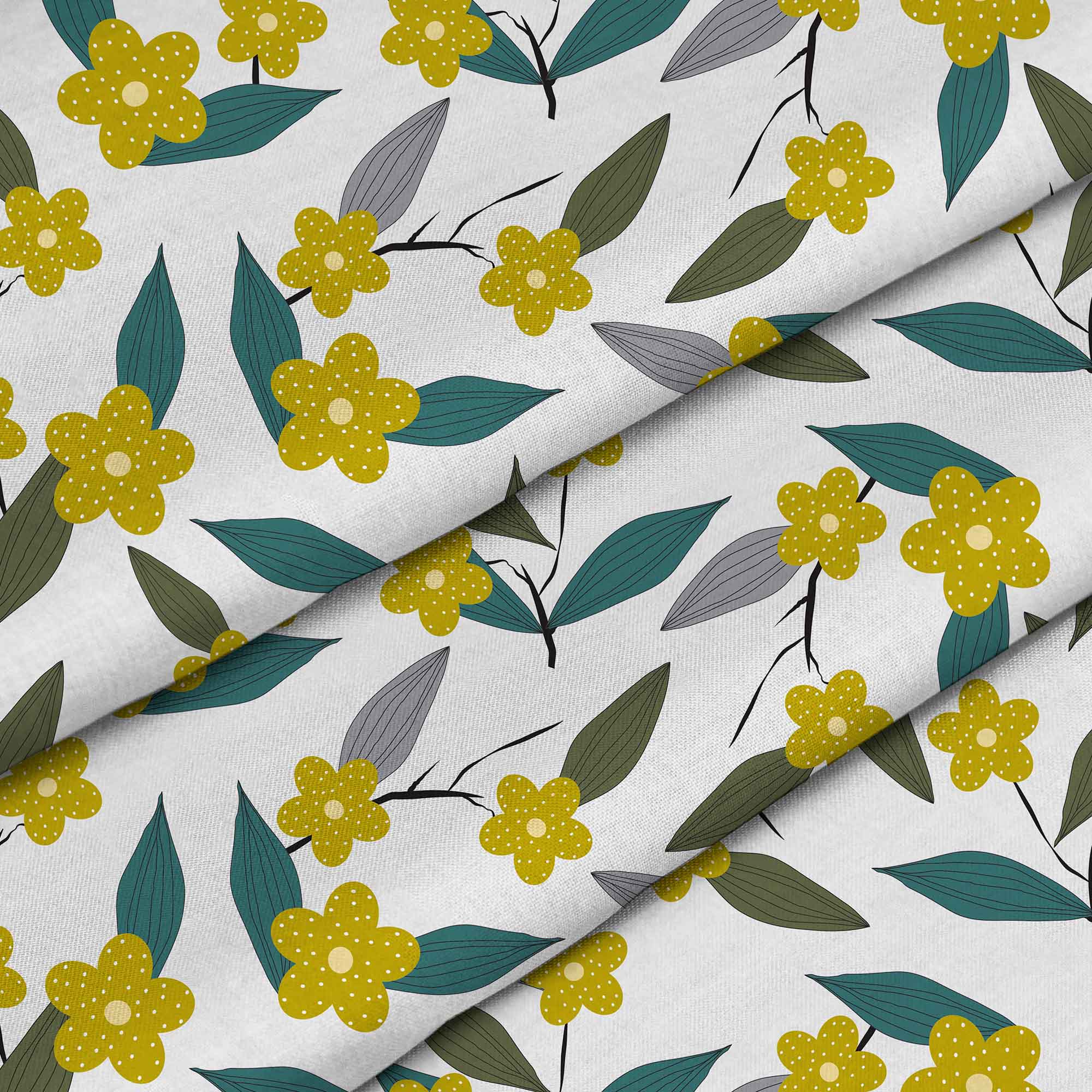 Lemon Flowers-Velvet