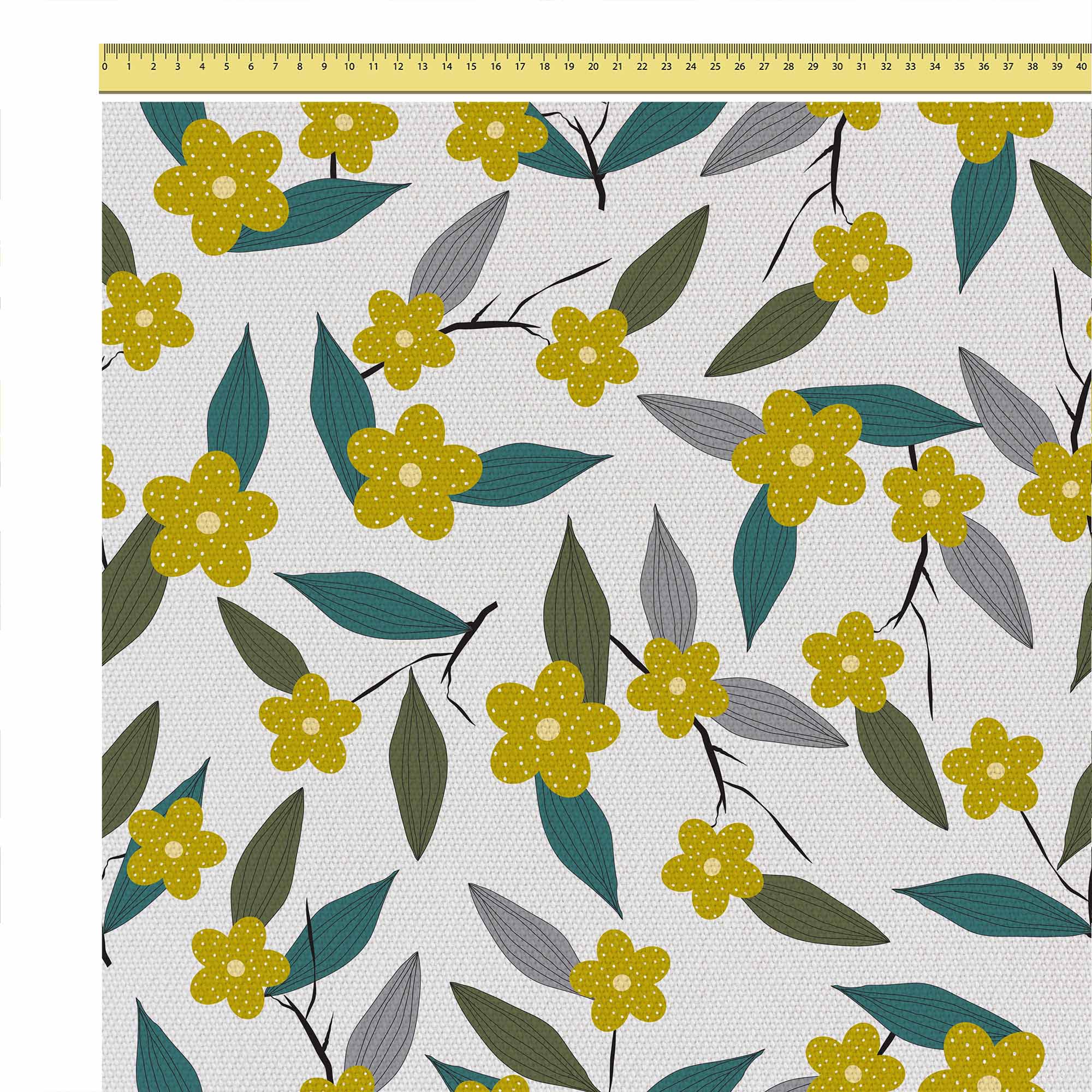 Lemon Flowers-Velvet
