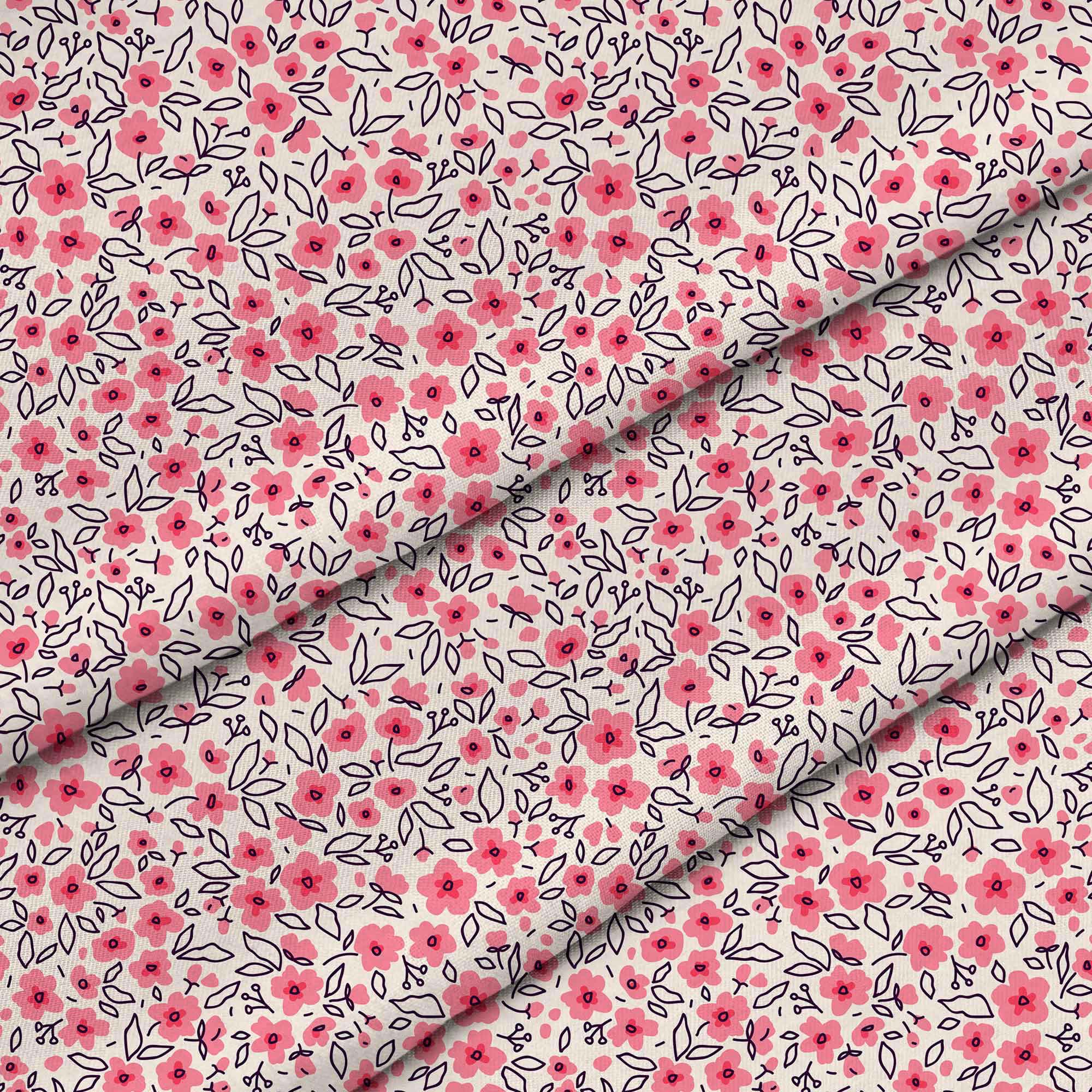 Kleine rosa Blumen-Lincoln