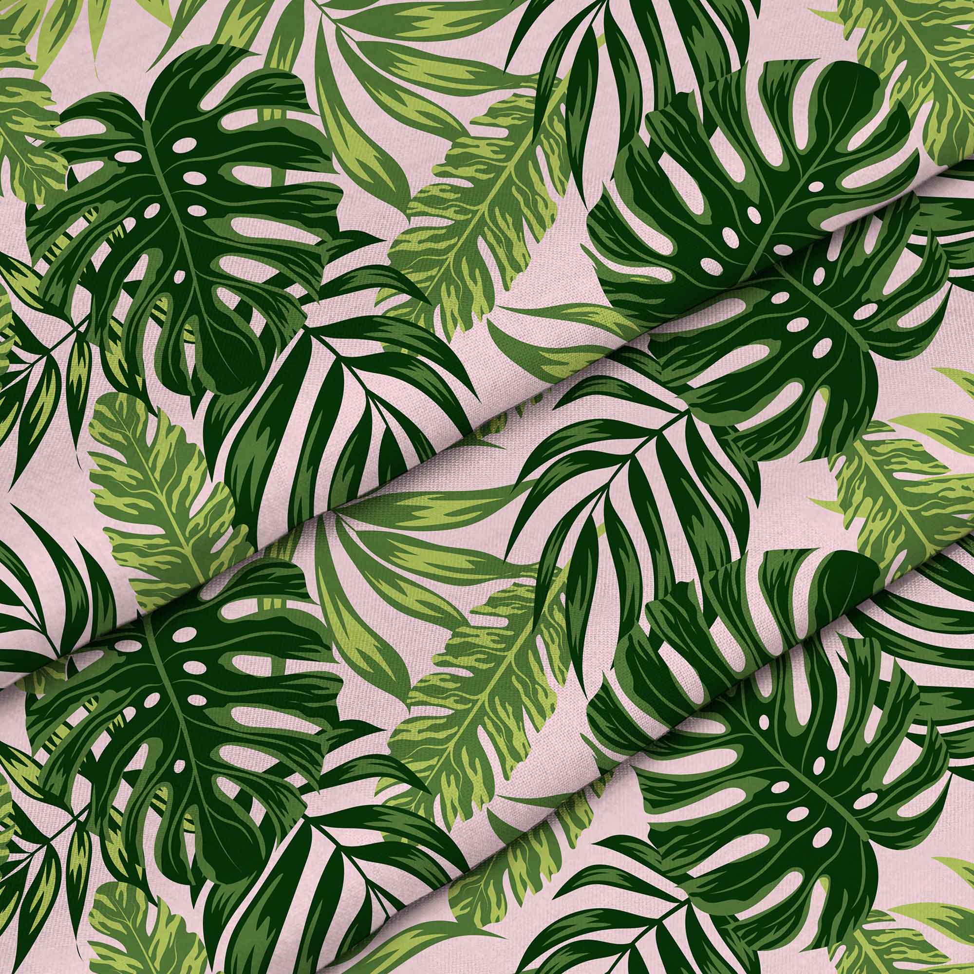 Tropical Jungle Leave-Tkanina Obrusowa