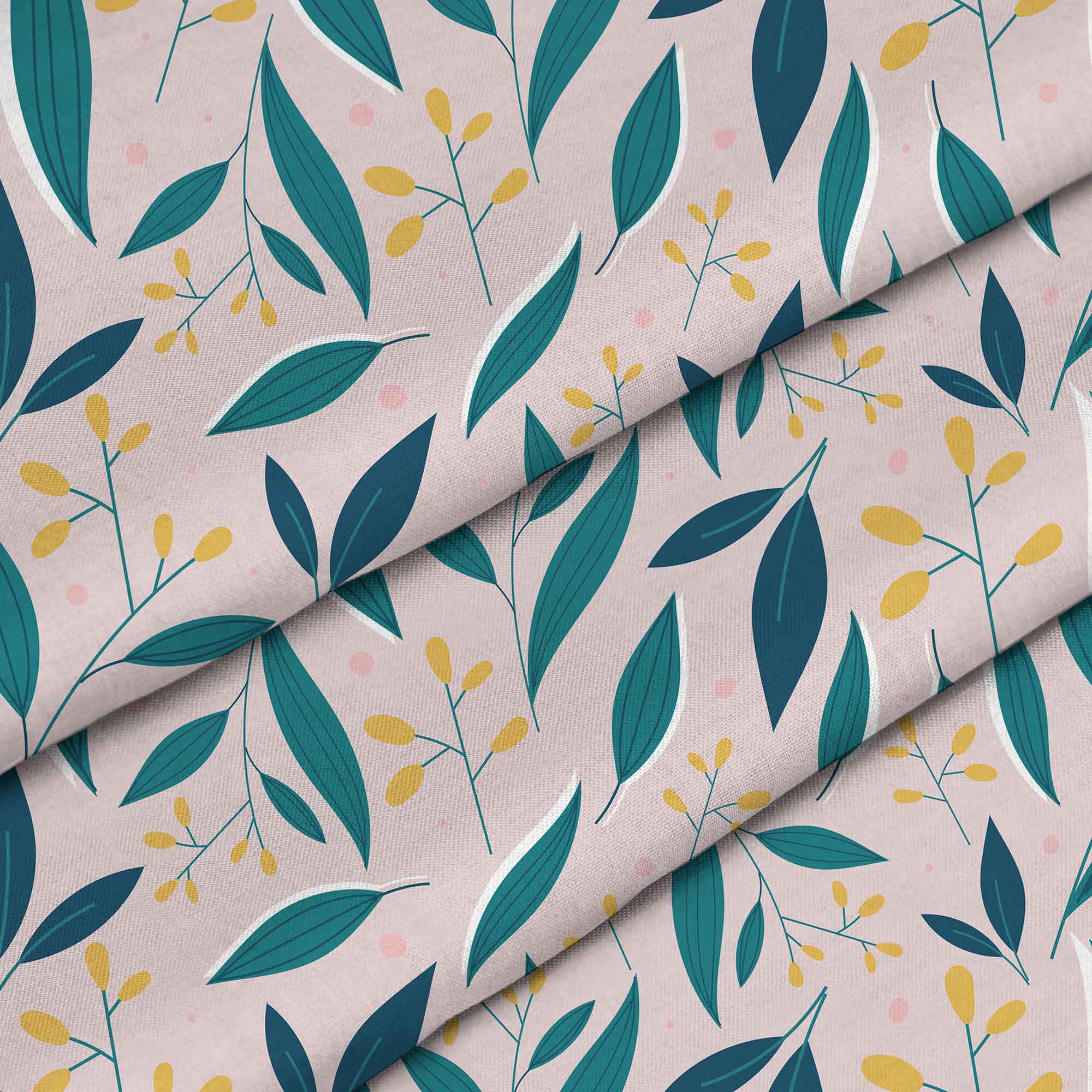 Yellow Forest Flowers-Velvet