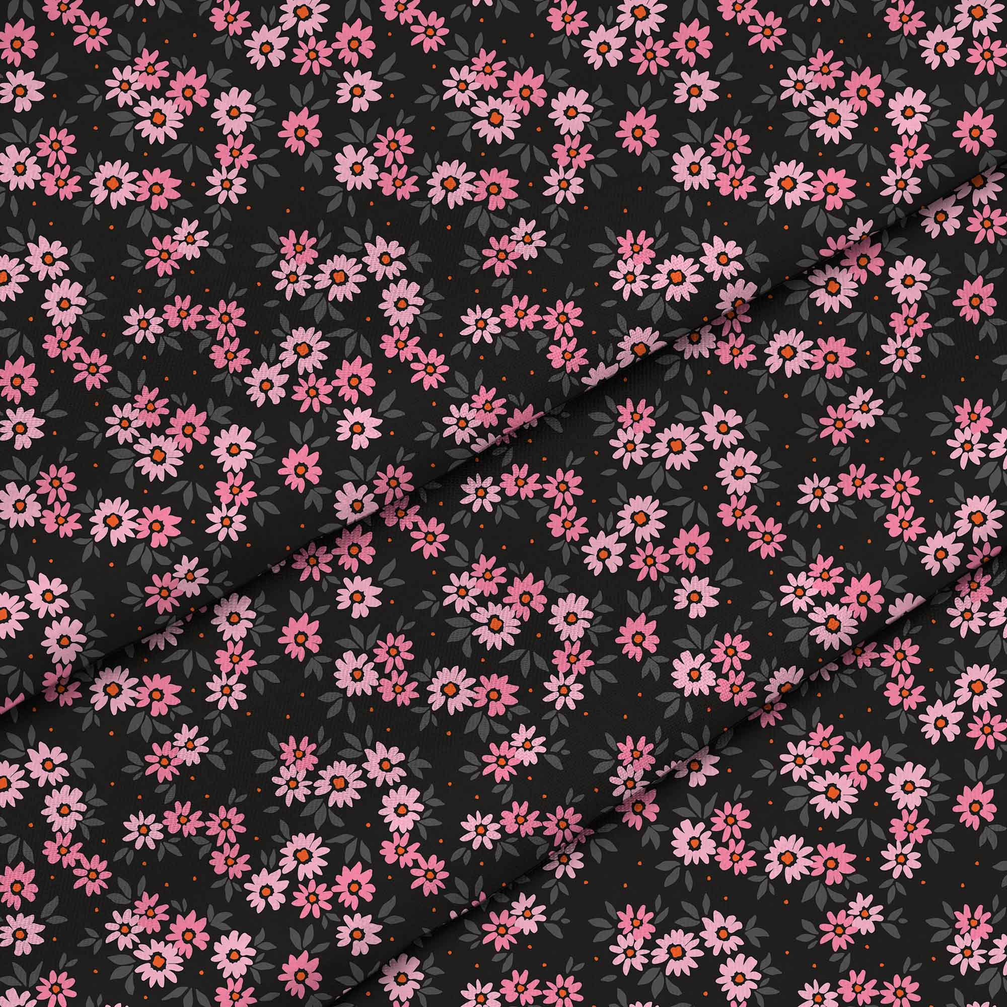 Pink Flowers Pattern-Panama