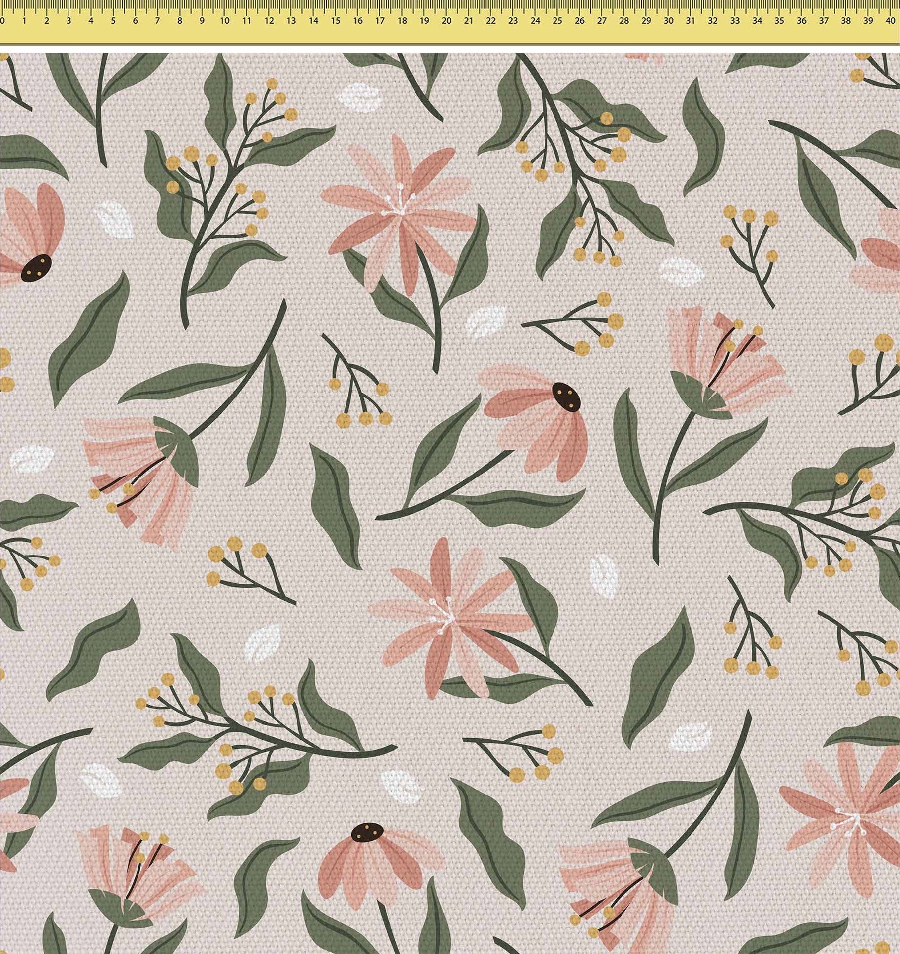 Peach Tones Flowers-Oxford