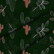 Cactus Doodles-Flat Microfiber