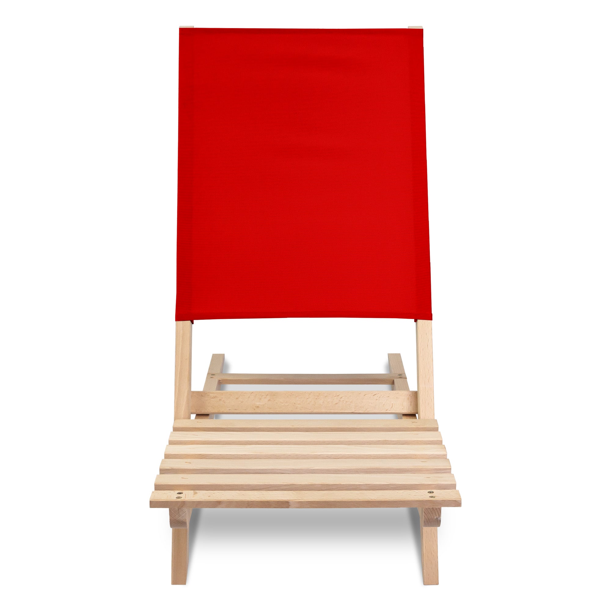 Folding Beach Chair Red