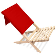 Folding Beach Chair Red