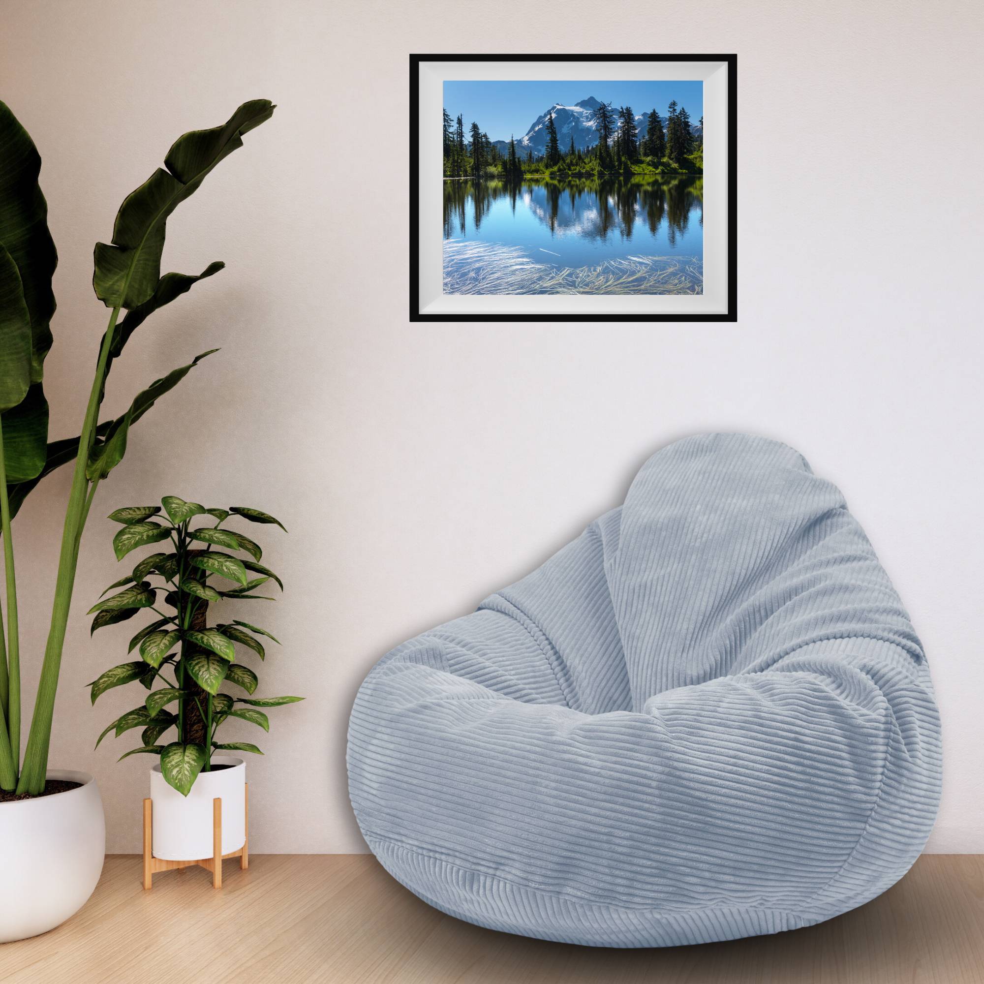 Paradise Hocker mit Fußstütze Ostsee
