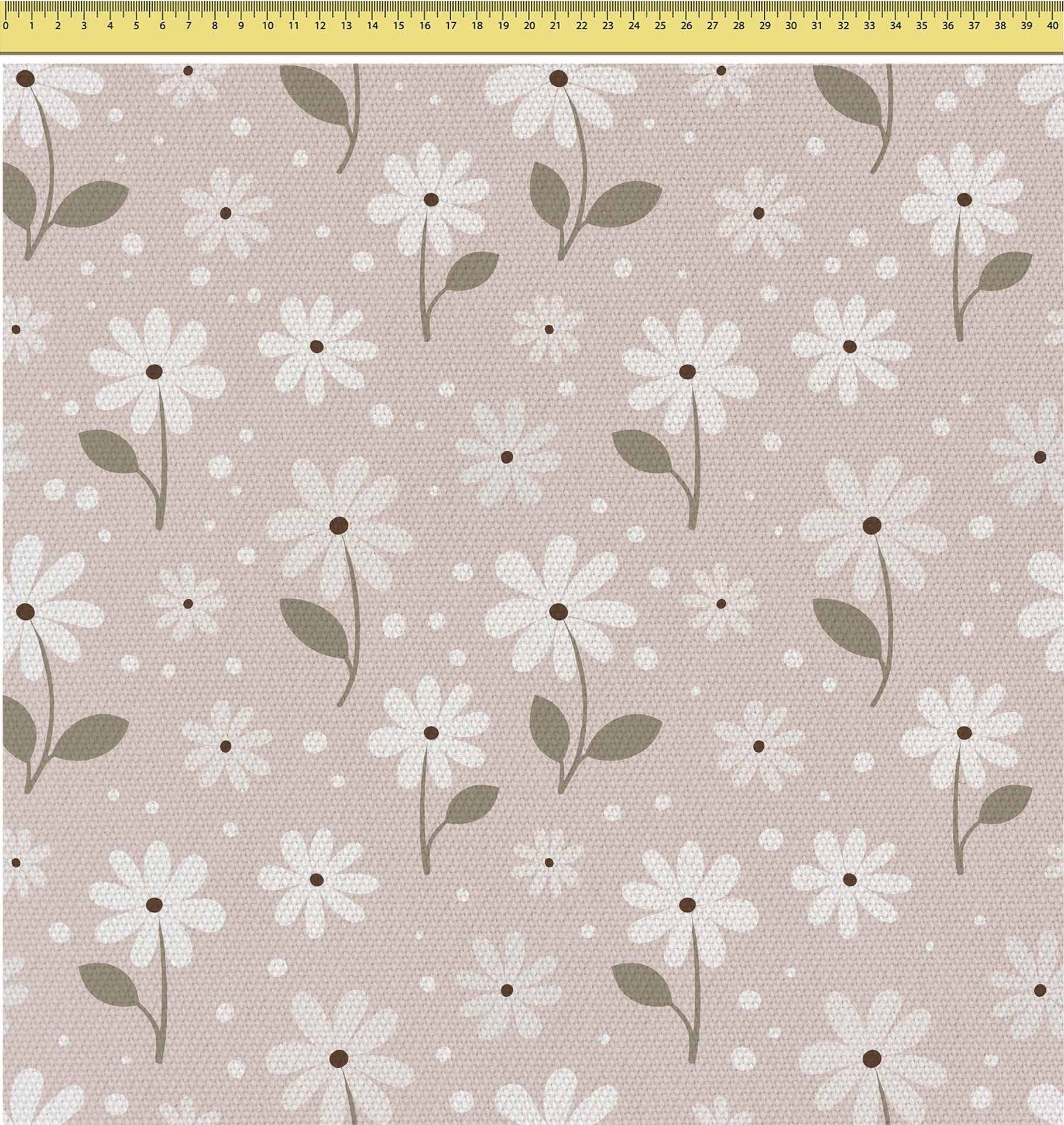 Light Flowers Flat Microfiber