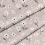 Light Flowers Tablecloth Fabric
