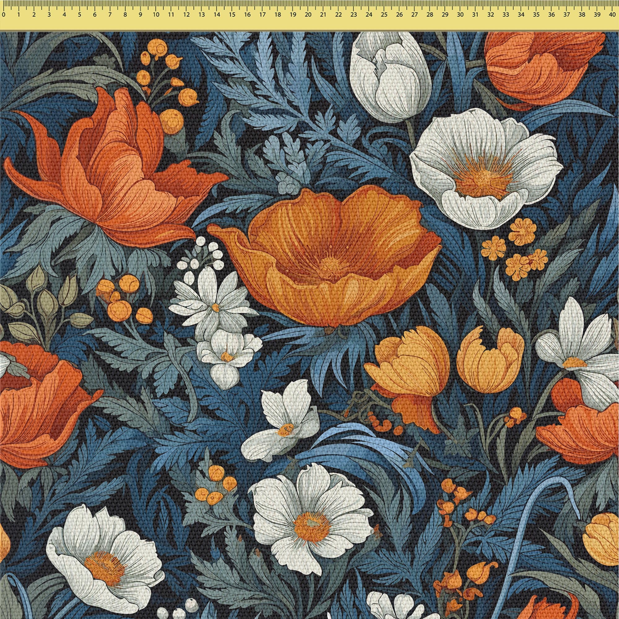 Flowers Bombs Tablecloth Fabric