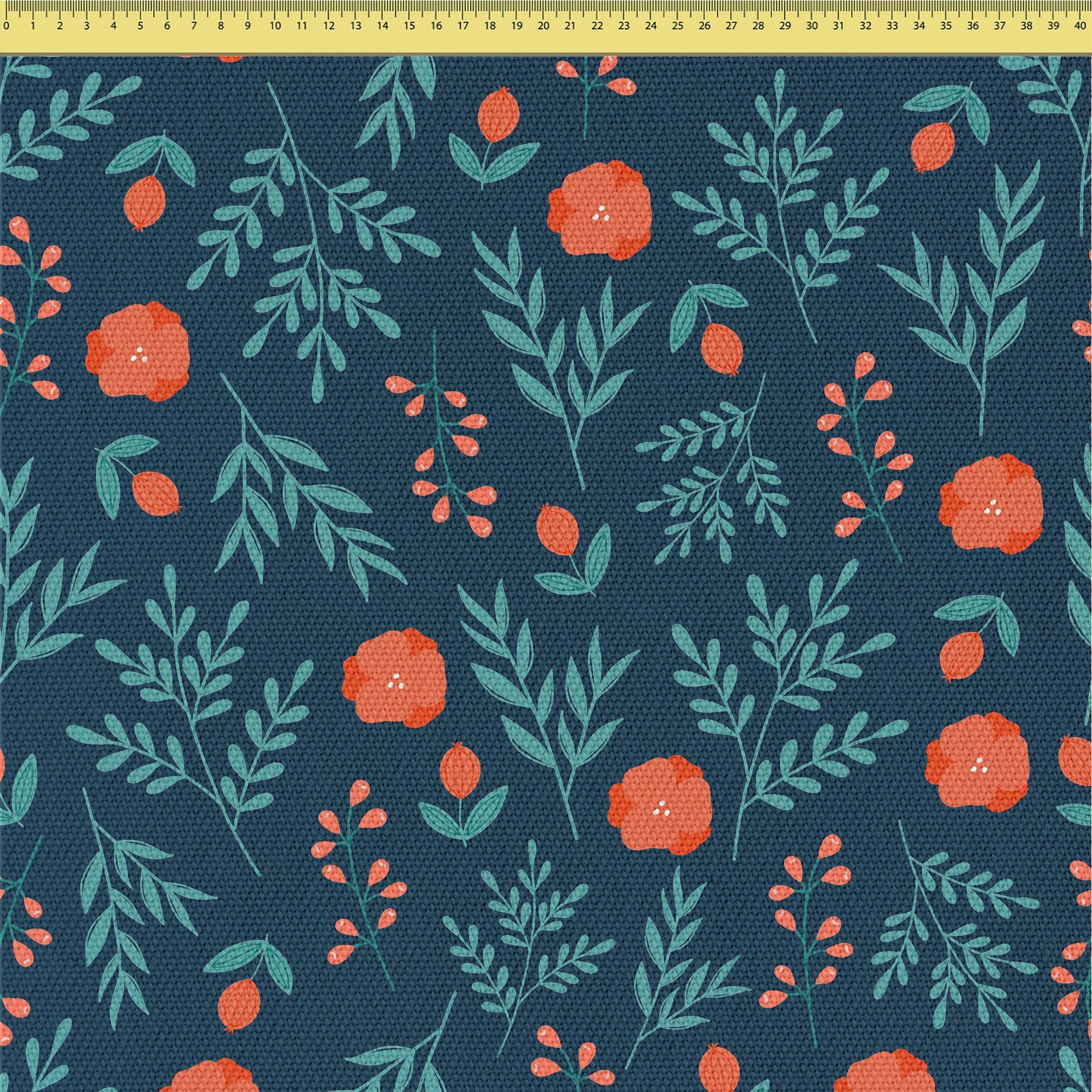 Poppy Meadow Flat Microfiber