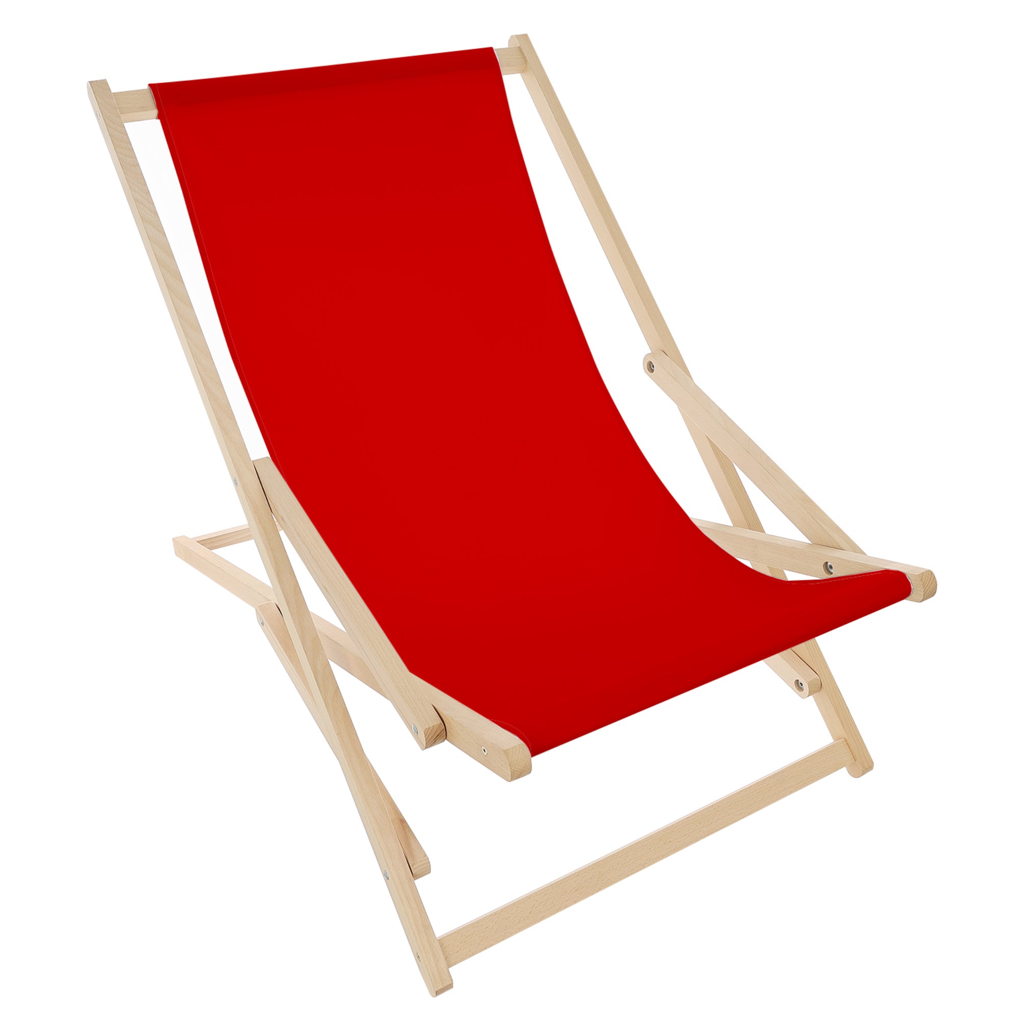 Rocking Deck Chair Red