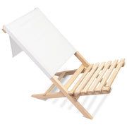 Folding Beach Chair White