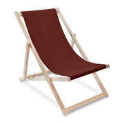 Wooden Deck Chair Lincoln Fired Brick