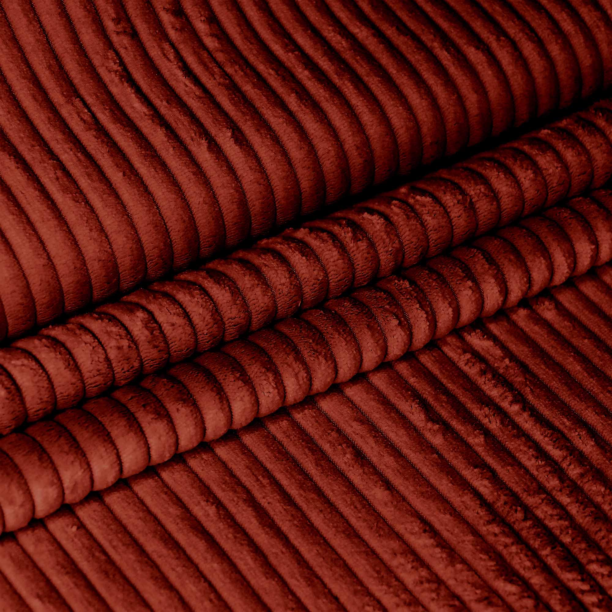Puf Paradise z Podnóżkiem Fired Brick