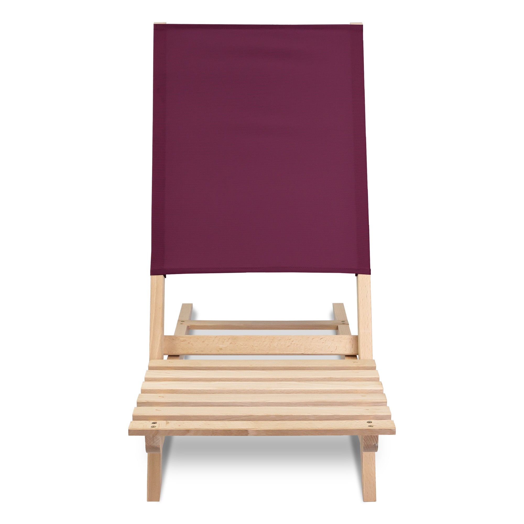 Folding Beach Chair Plum