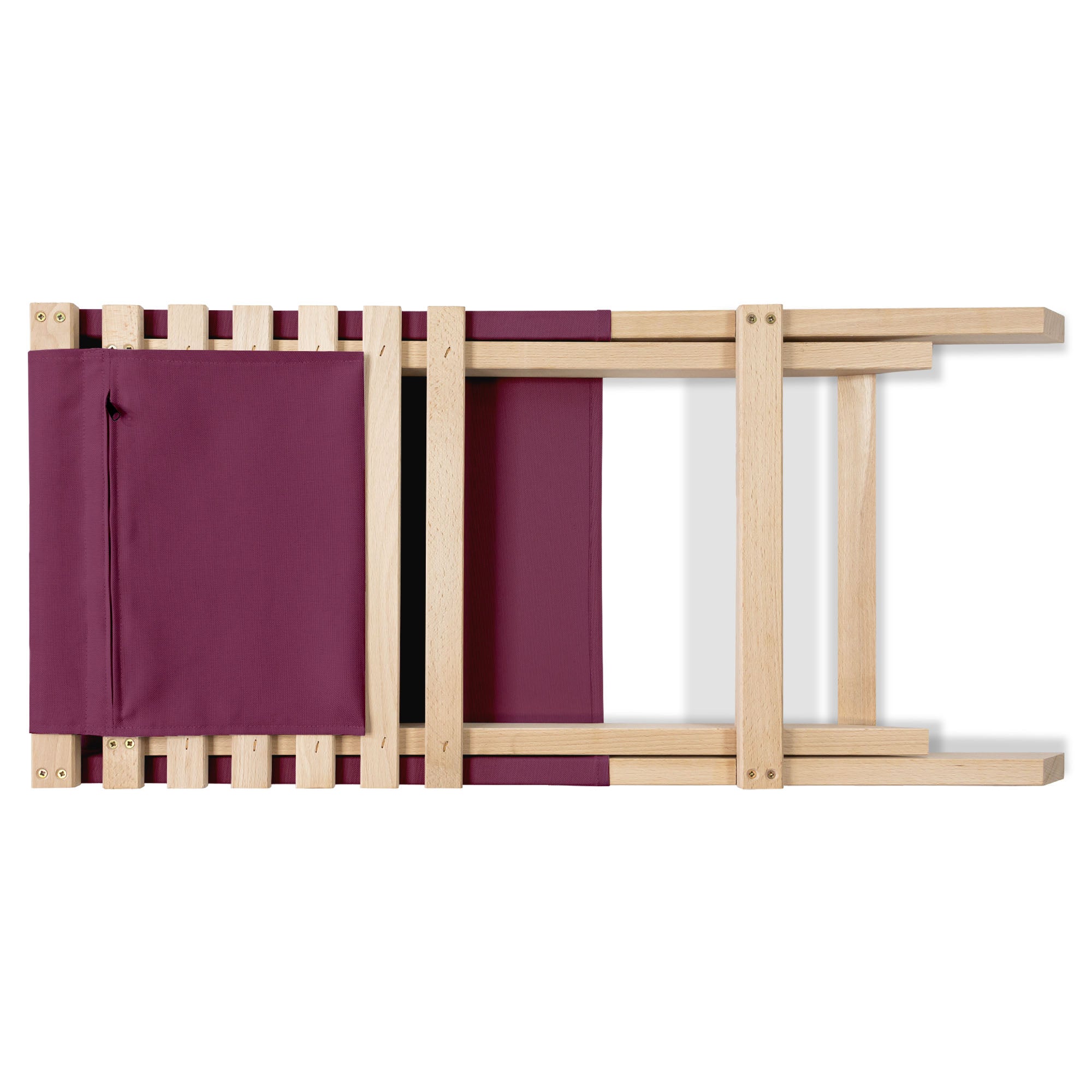 Folding Beach Chair Plum
