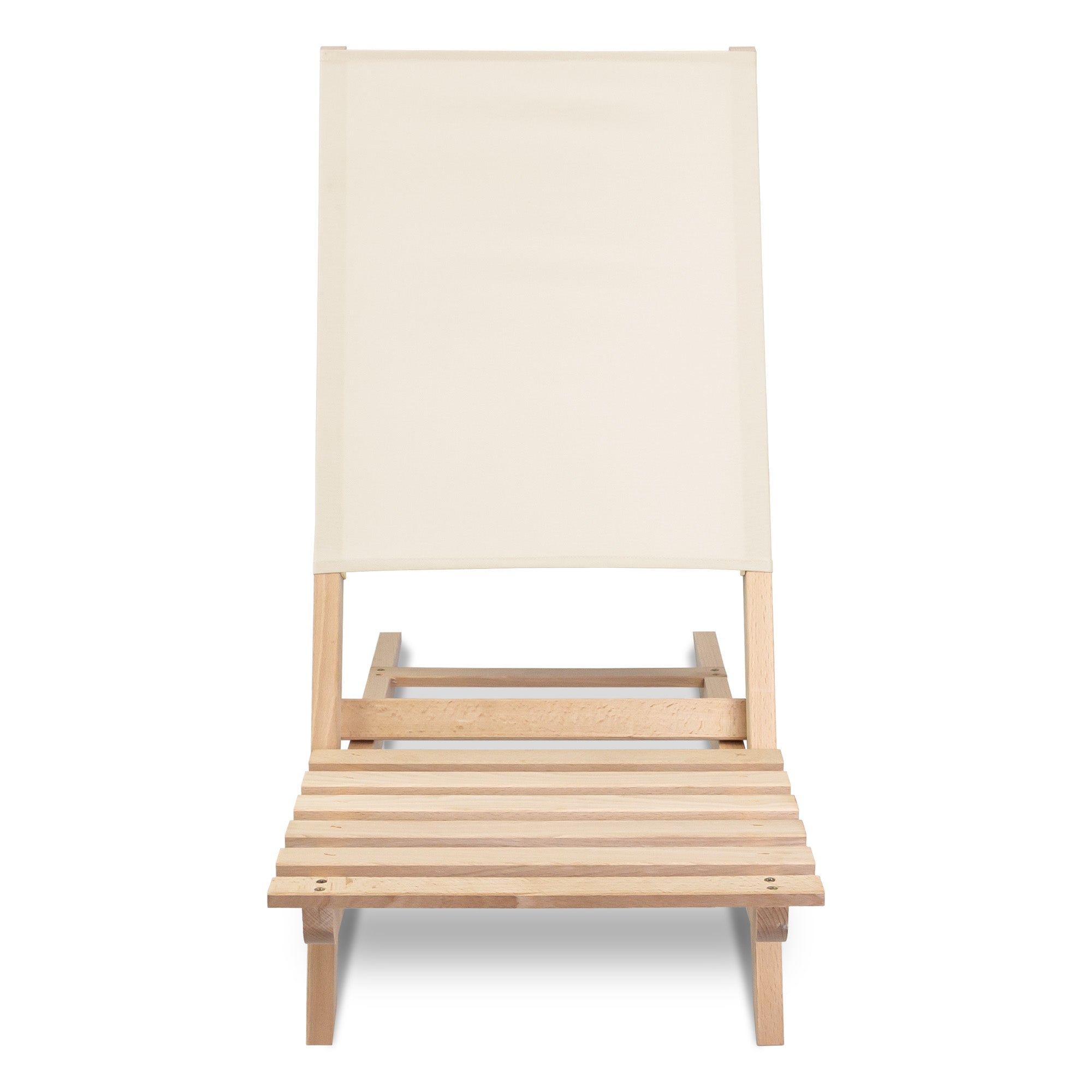Klappbarer Strandstuhl Creme