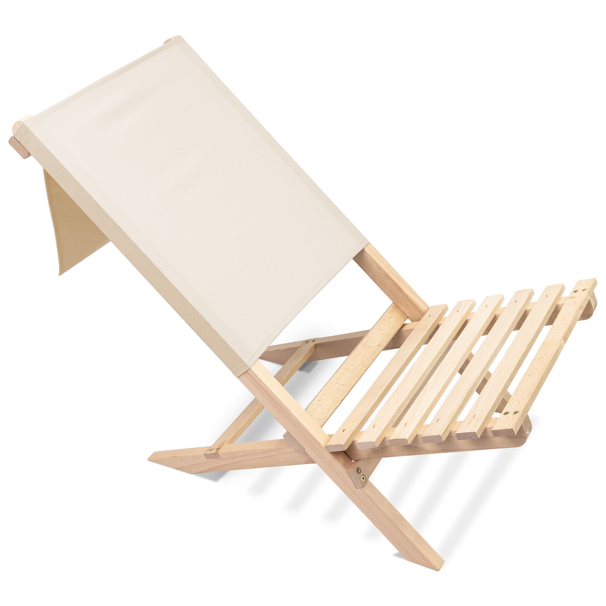Klappbarer Strandstuhl Creme