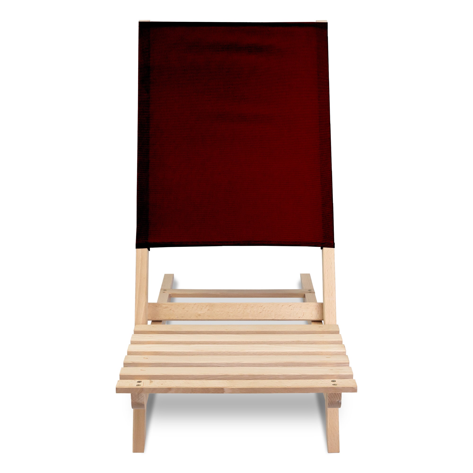 Folding Beach Chair Brown