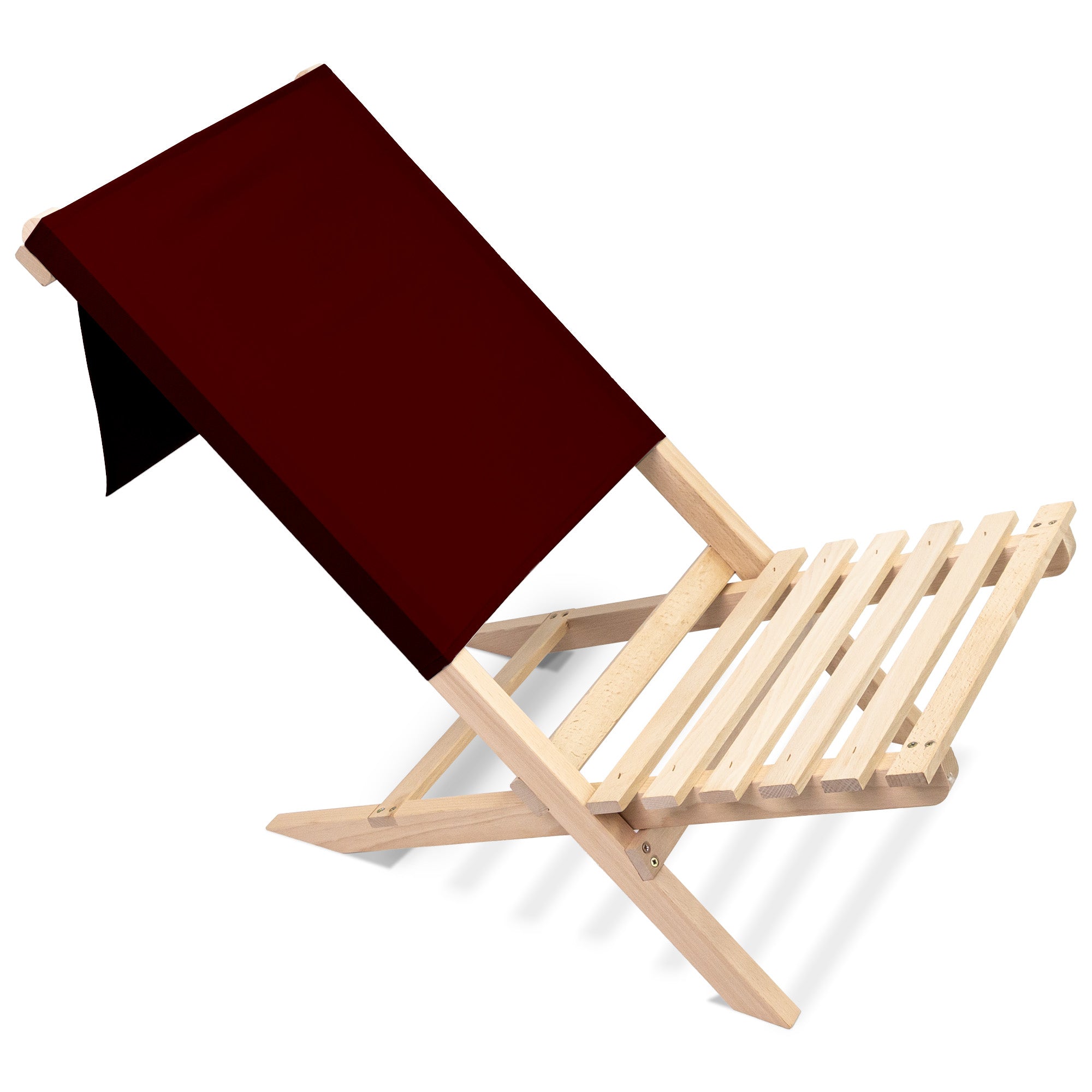 Folding Beach Chair Brown
