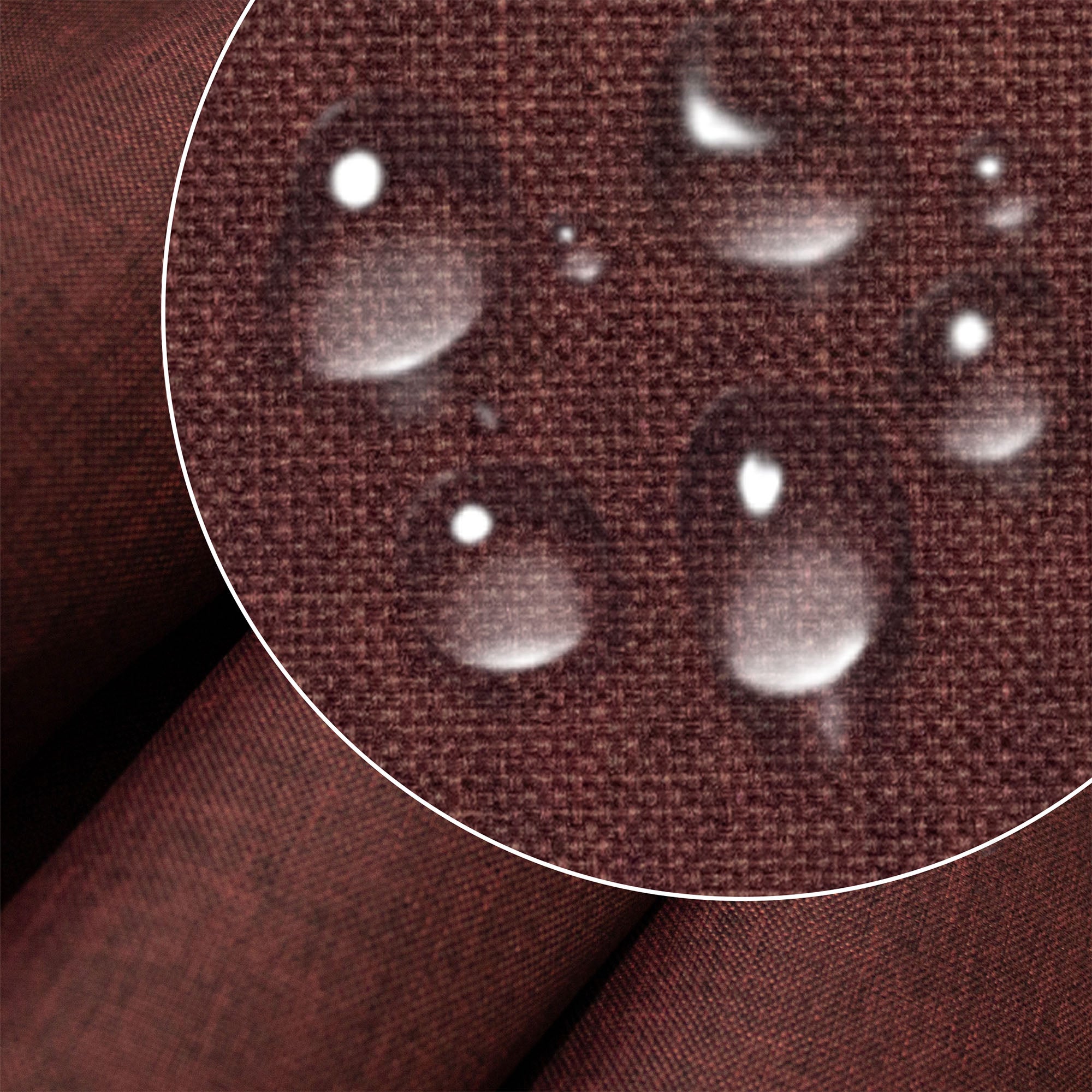 Wooden Deck Chair Linen Imitation Fiery Aurora