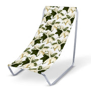 Metal deck chair Botanical Leaves