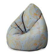 Puf Pearshape Dreaming Flowers-M-Velvet