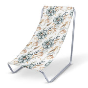 Metal deck chair Winter Roses