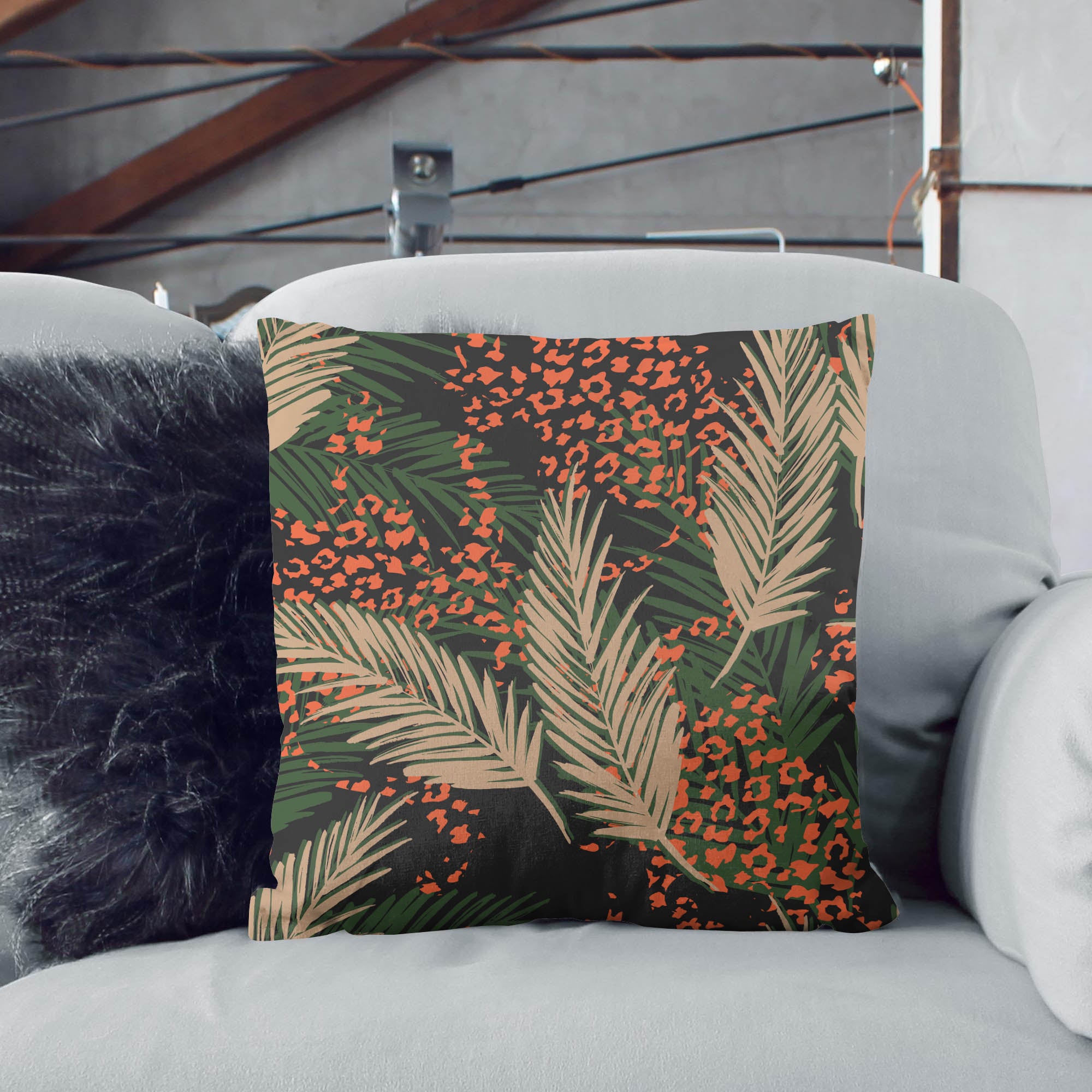 Leopard Palm Leaves