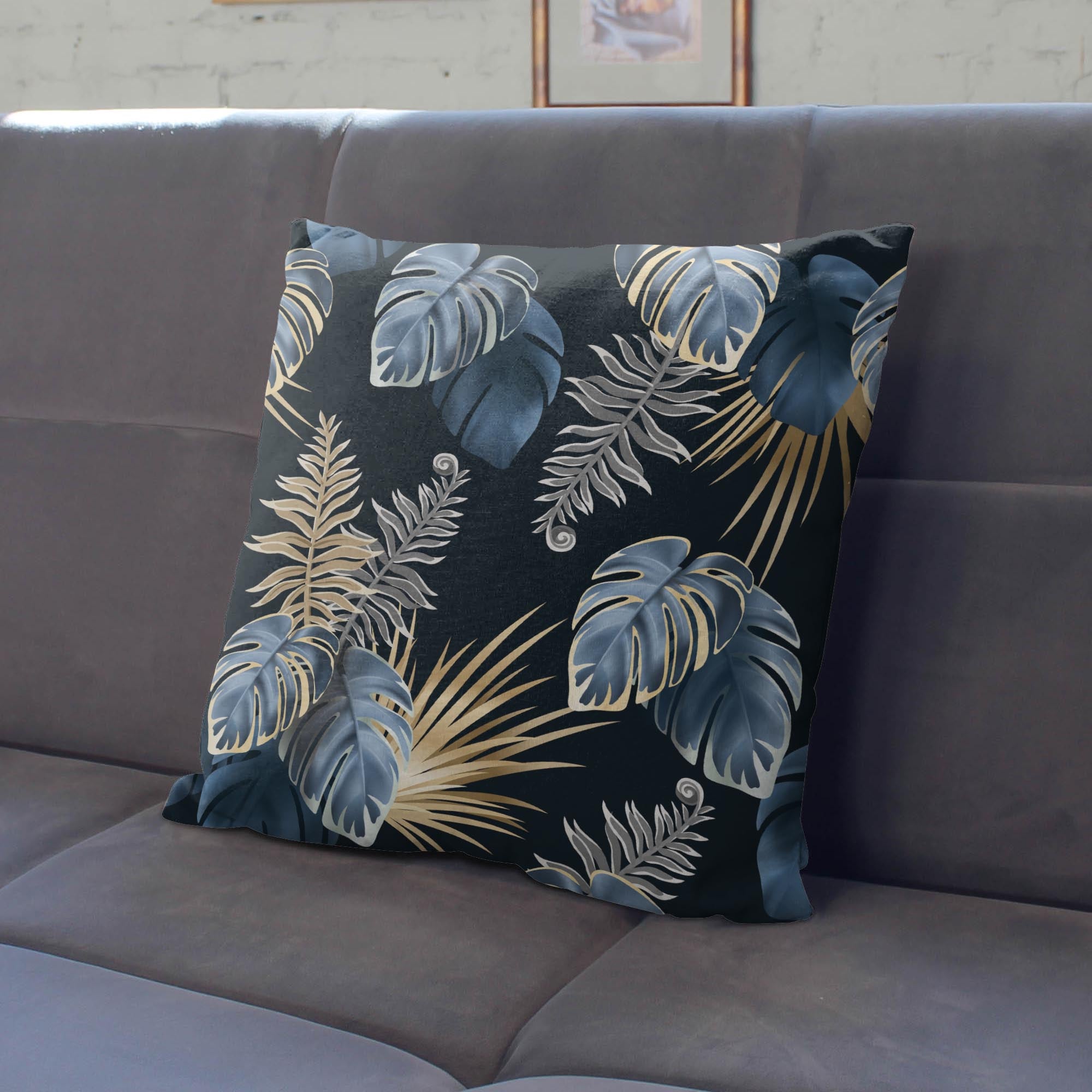 Blue And Gold Tropical