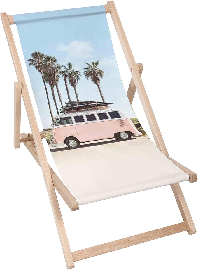 Wooden Deck Chair Surfer Cars