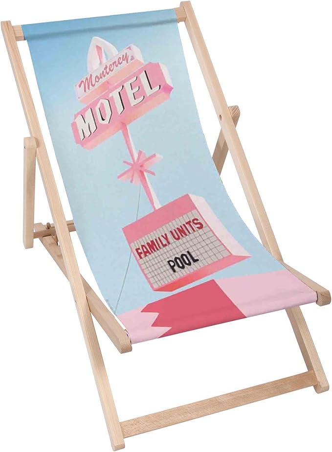 Wooden Deck Chair Motel Miami