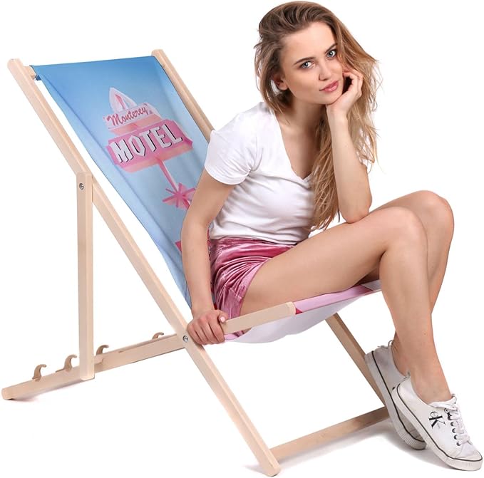 Wooden Deck Chair Motel Miami
