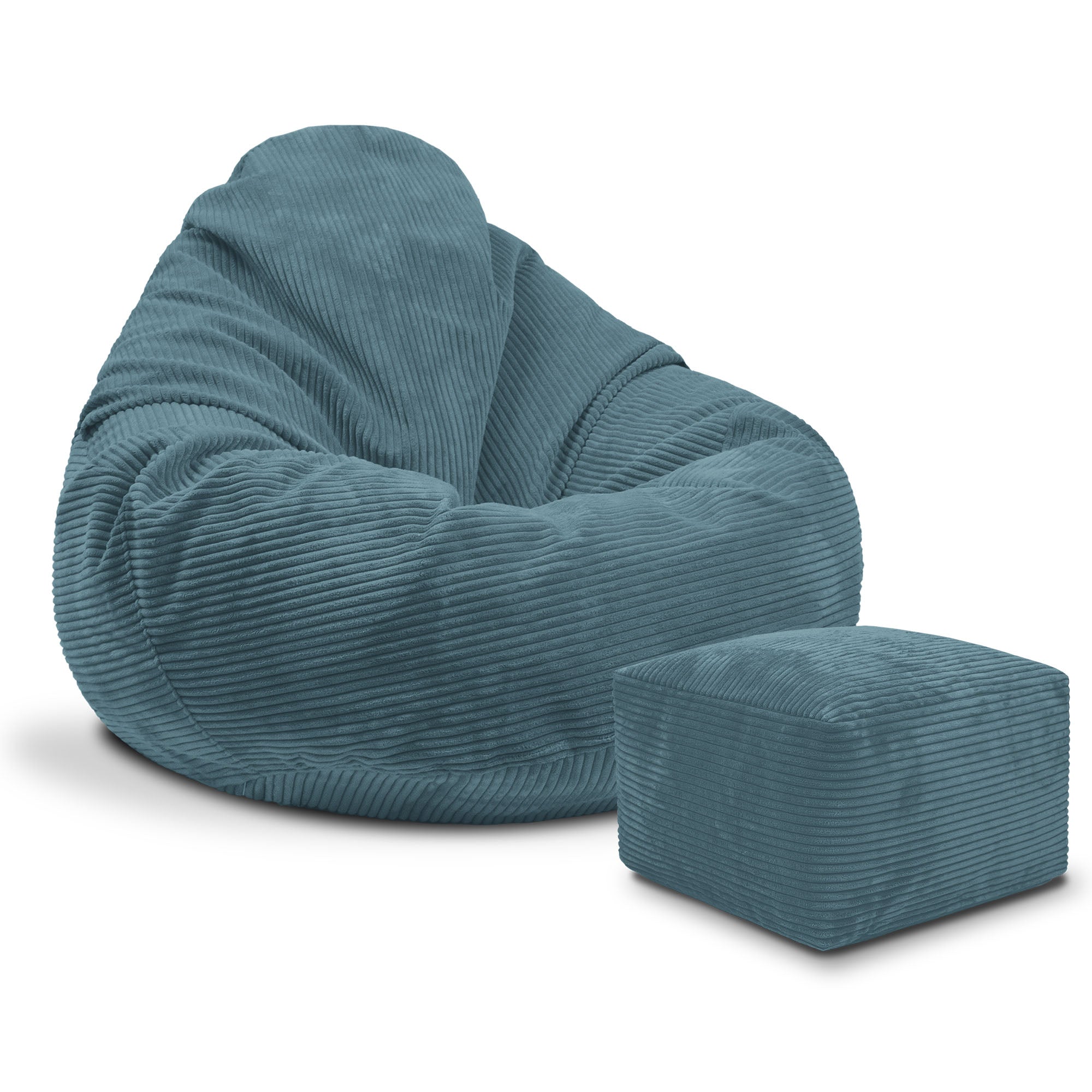 Paradise Hocker mit Fußstütze Ozeantiefe
