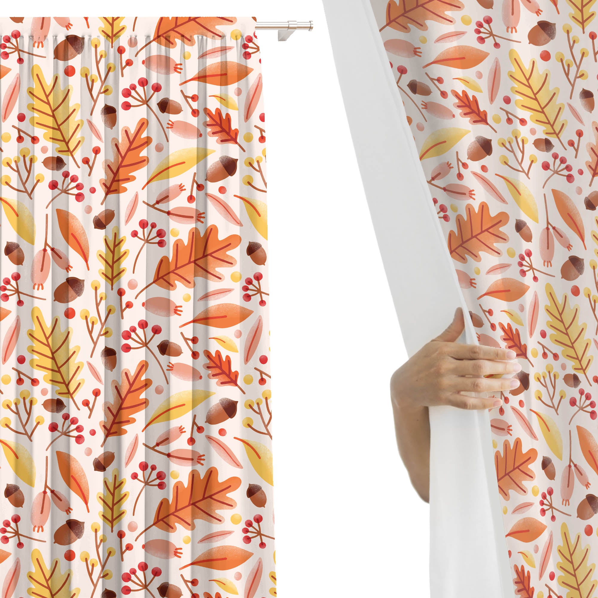 Autumn Leaves-Tablecloth Fabric