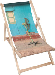 Wooden Deck Chair Old Fan