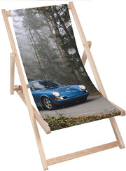 Wooden Deck Chair Morning Ride