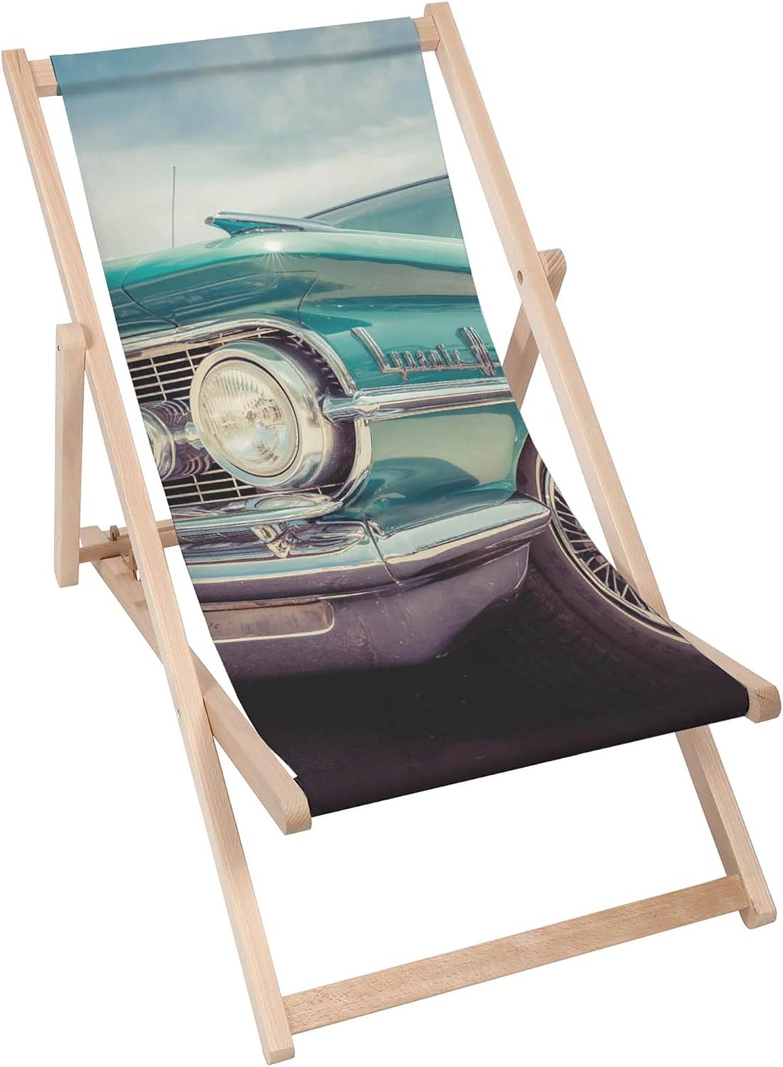 Wooden Deck Chair Blue Dynamic 88