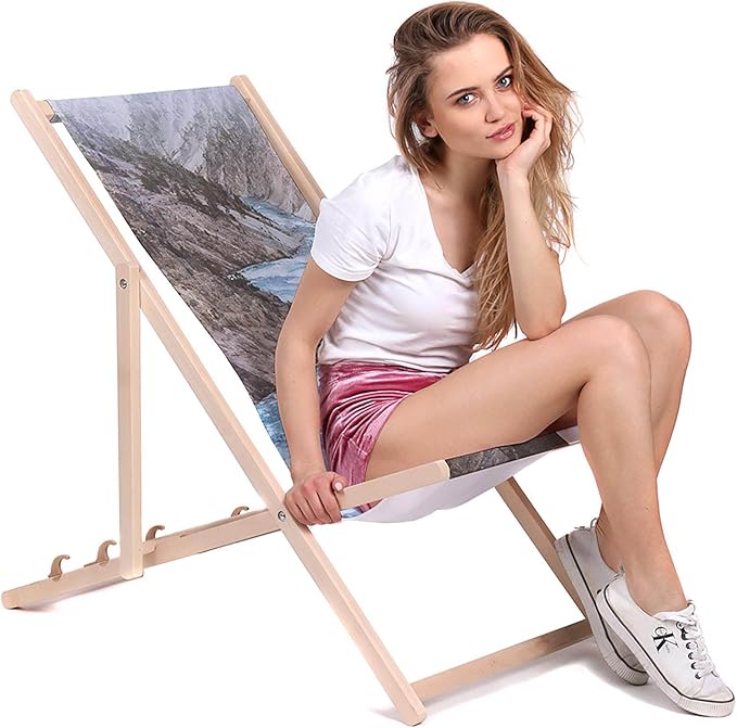 Vintage Wooden Deck Chair Canyon