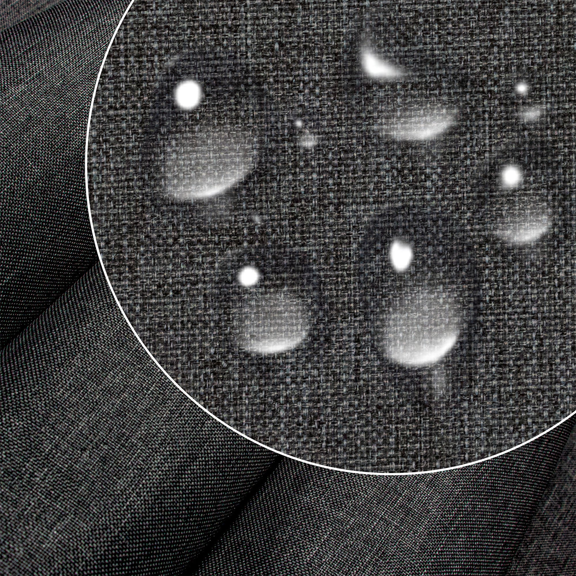 Wooden Deck Chair Linen Imitation Star Dust