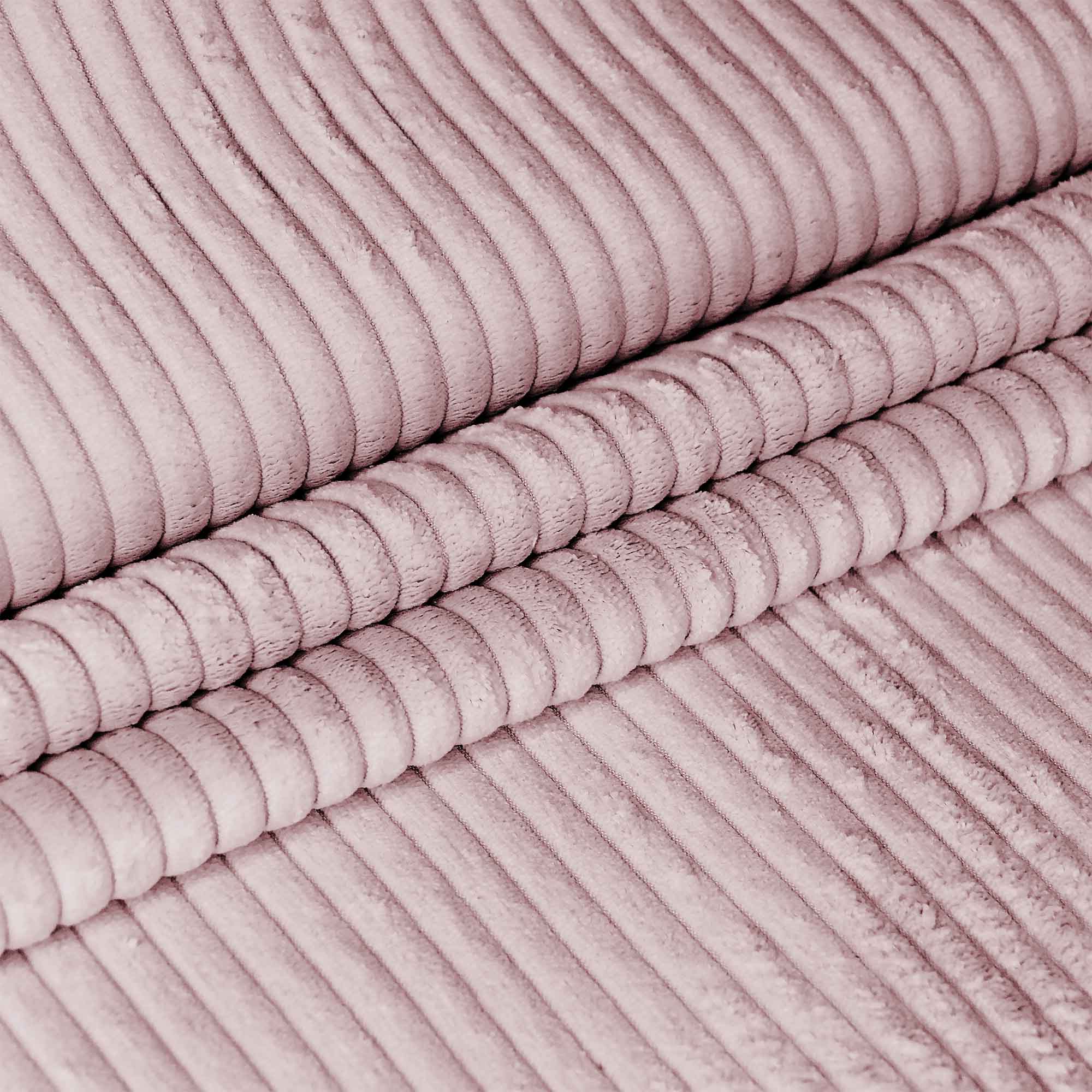 Puf Paradise z Podnóżkiem Silver Pink-S