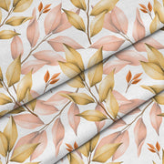 Autumn Gold Leaves-Flat Microfiber