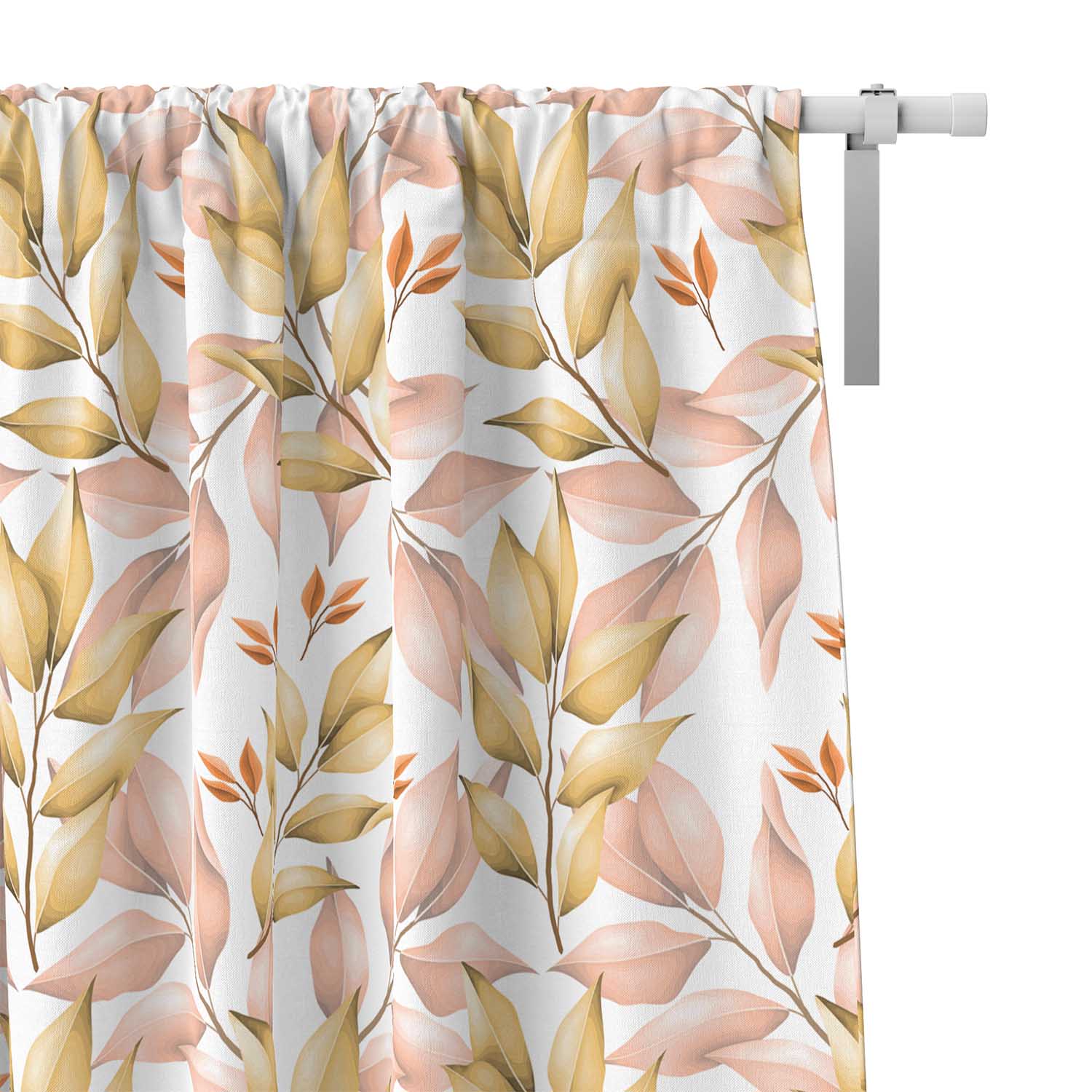 Autumn Gold Leaves-Flat Microfiber