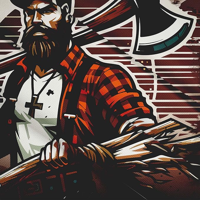 Puf Pearshape s podnožkou Lumberjack-Velvet